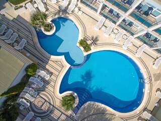 Отель Hotel Eskada Beach - Все включено Ахтопол Двухместный номер с 1 кроватью и видом на бассейн-4